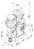 Perceuse MAB 845 dimensions